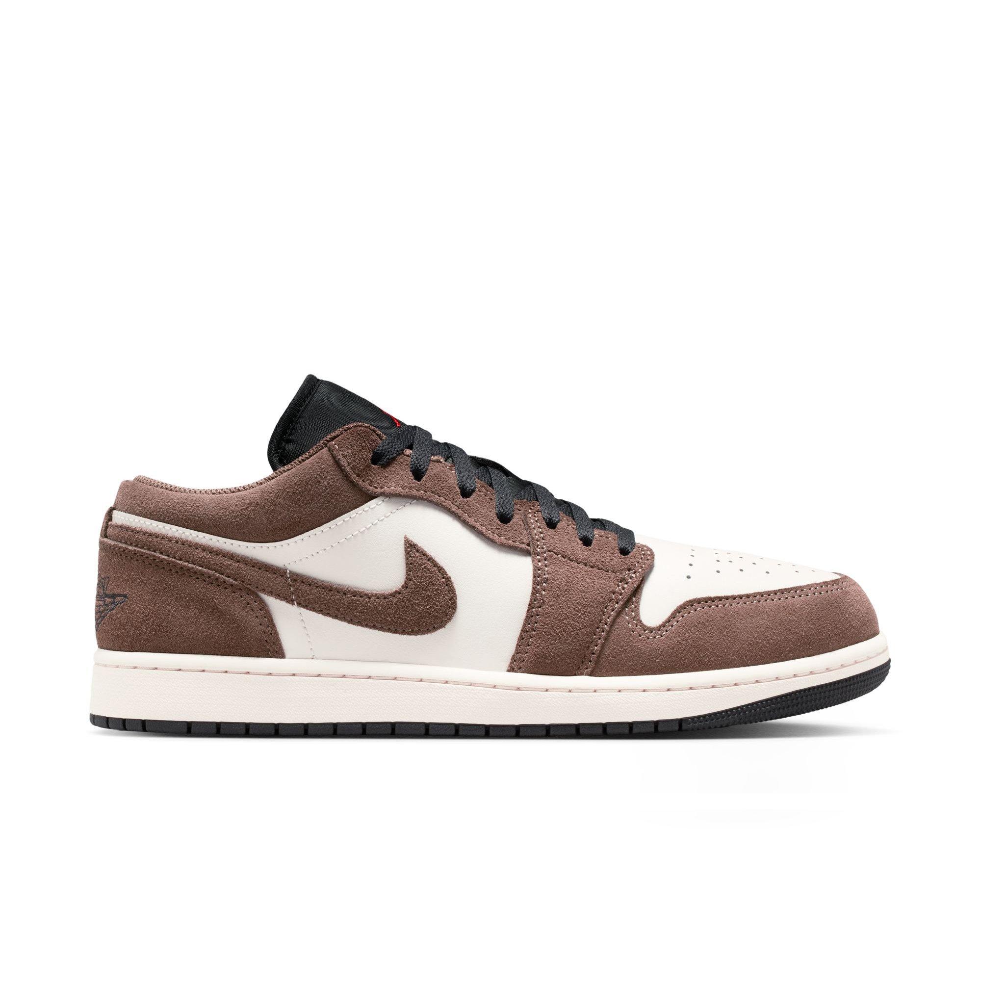 Jordan 1 Low "Palomino/Black/Phantom/Sail" Men's Shoe - BROWN/WHITE